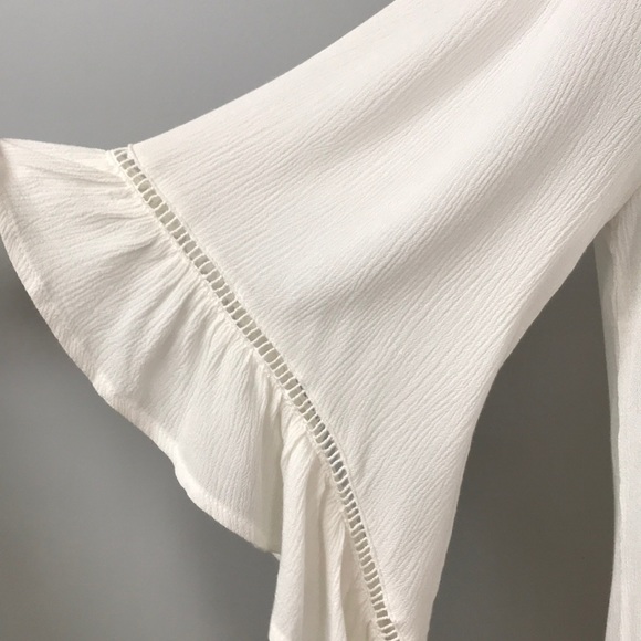 ❤️1 SMALL❤️Ivory Off the Shoulder Dress - Picture 4 of 8